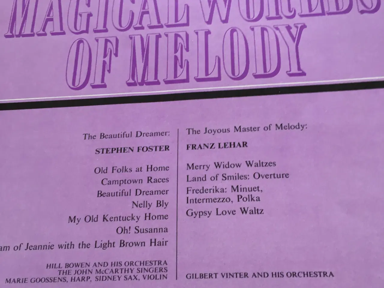 Billede 10 - Lp, 10stk. Magical world og melody