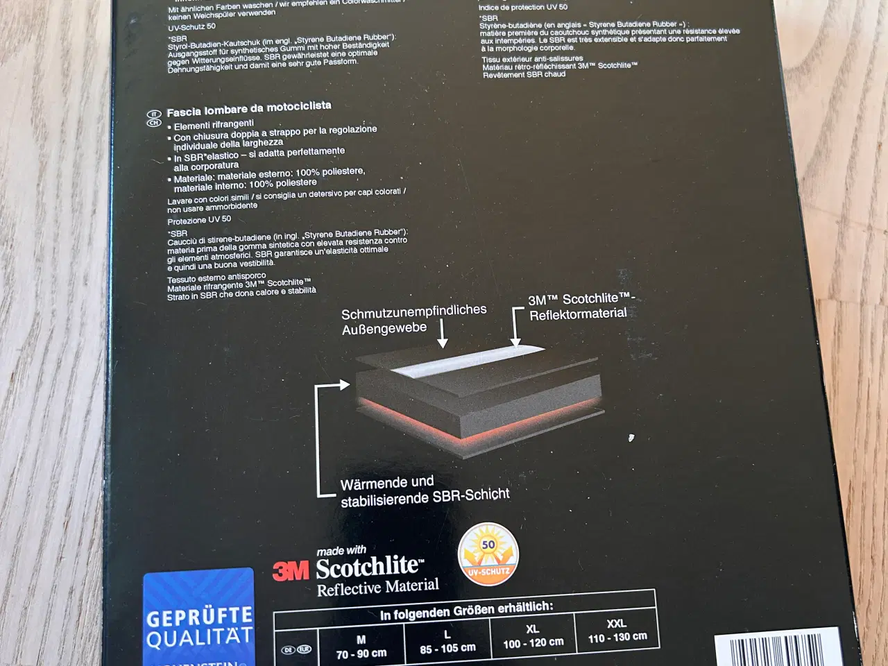 Billede 2 - Crivit Motorcycle Kidney Belt Neoprene 