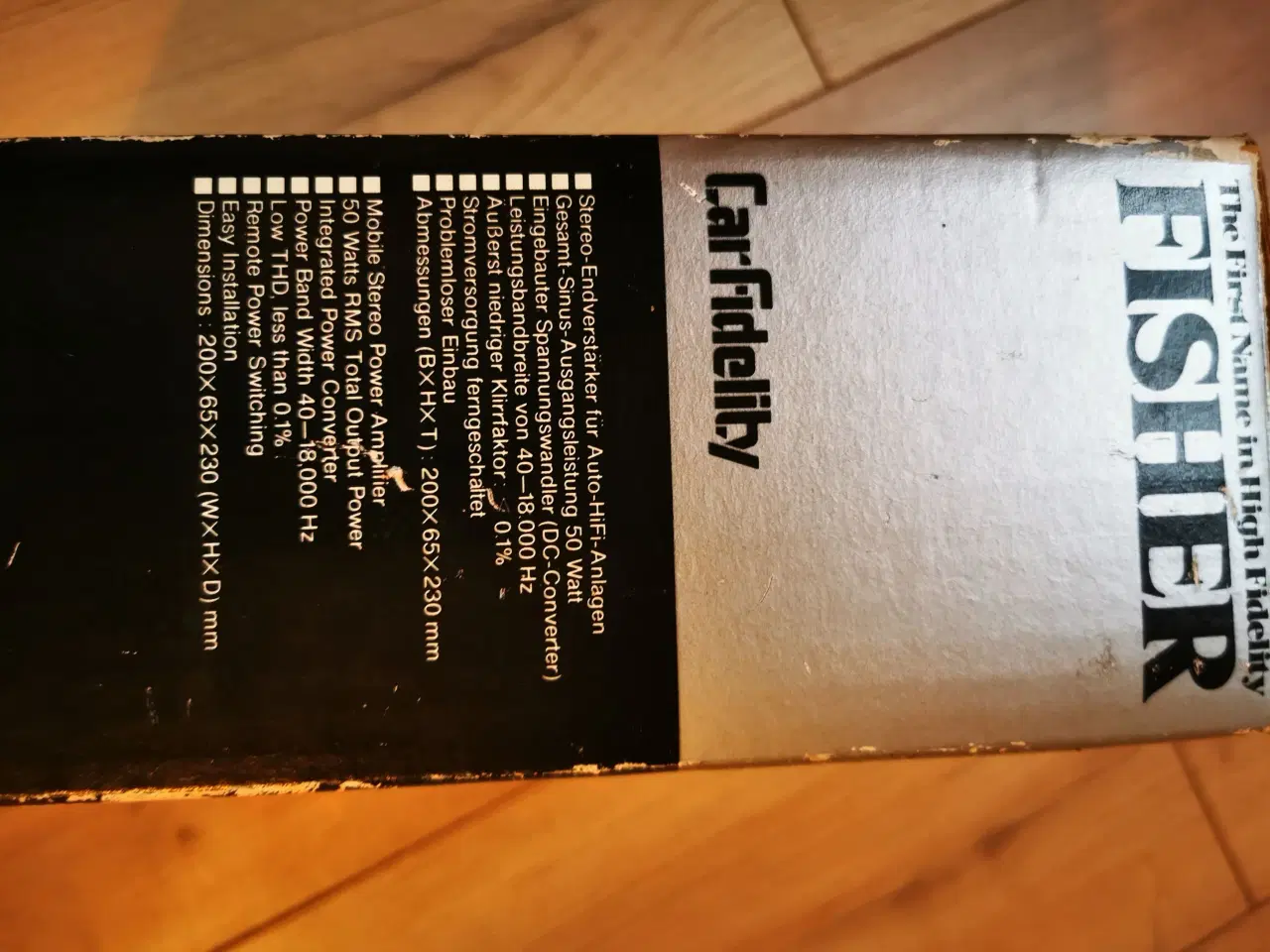 Billede 2 - High Quality Car Fidelity By FISHER.