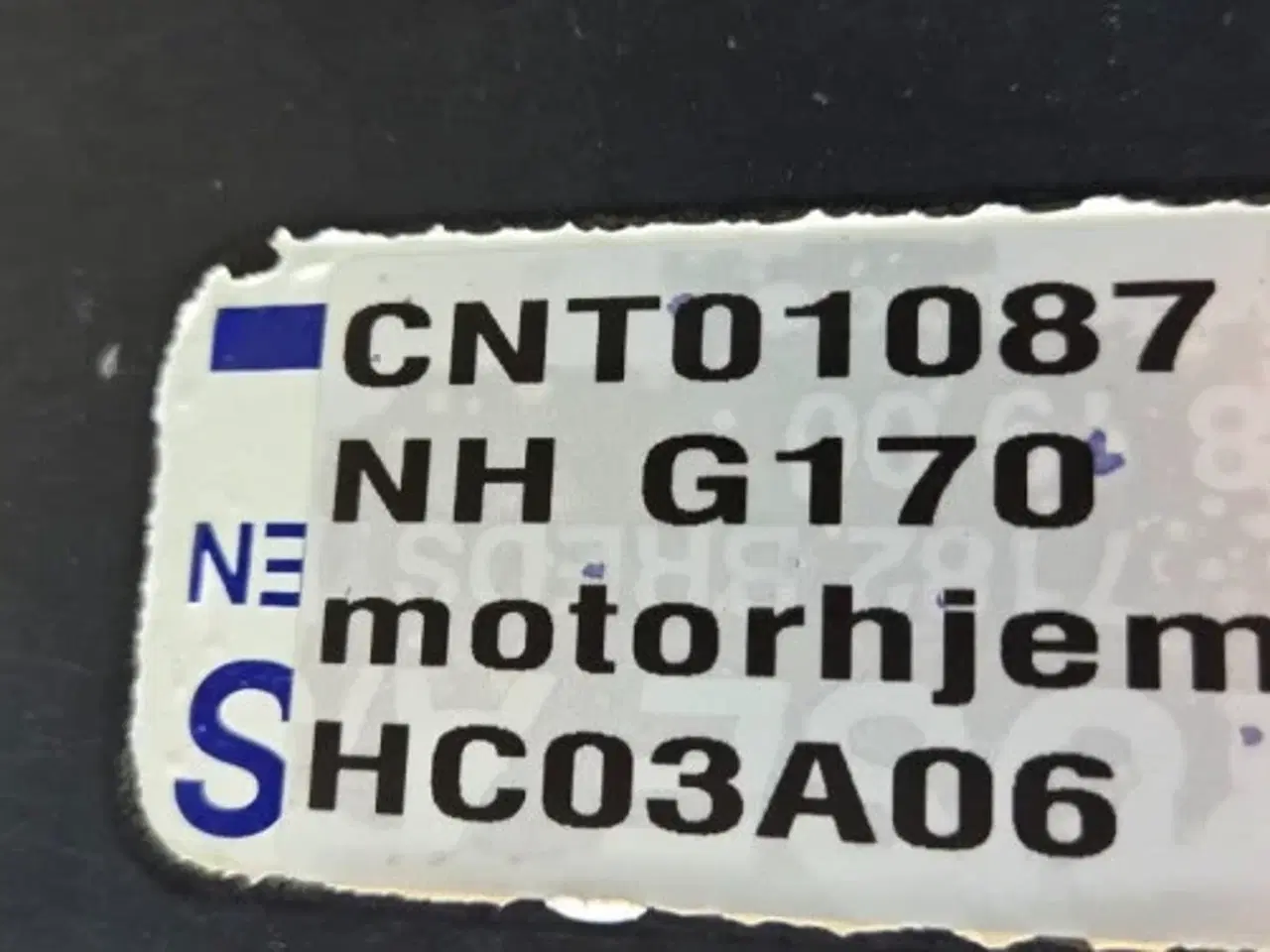 Billede 23 - New Holland G170 Motorhjelm 86500611