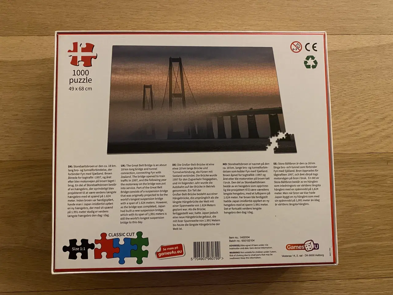 Billede 3 - Puslespil 1000 brikker