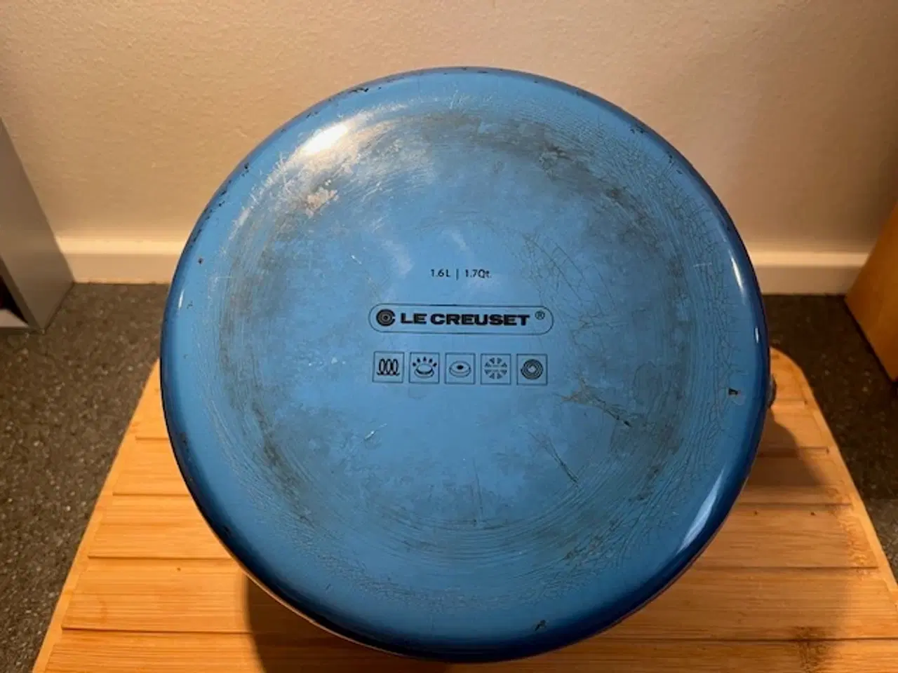 Billede 3 - Le Creuset kedel blå emaljeret stål