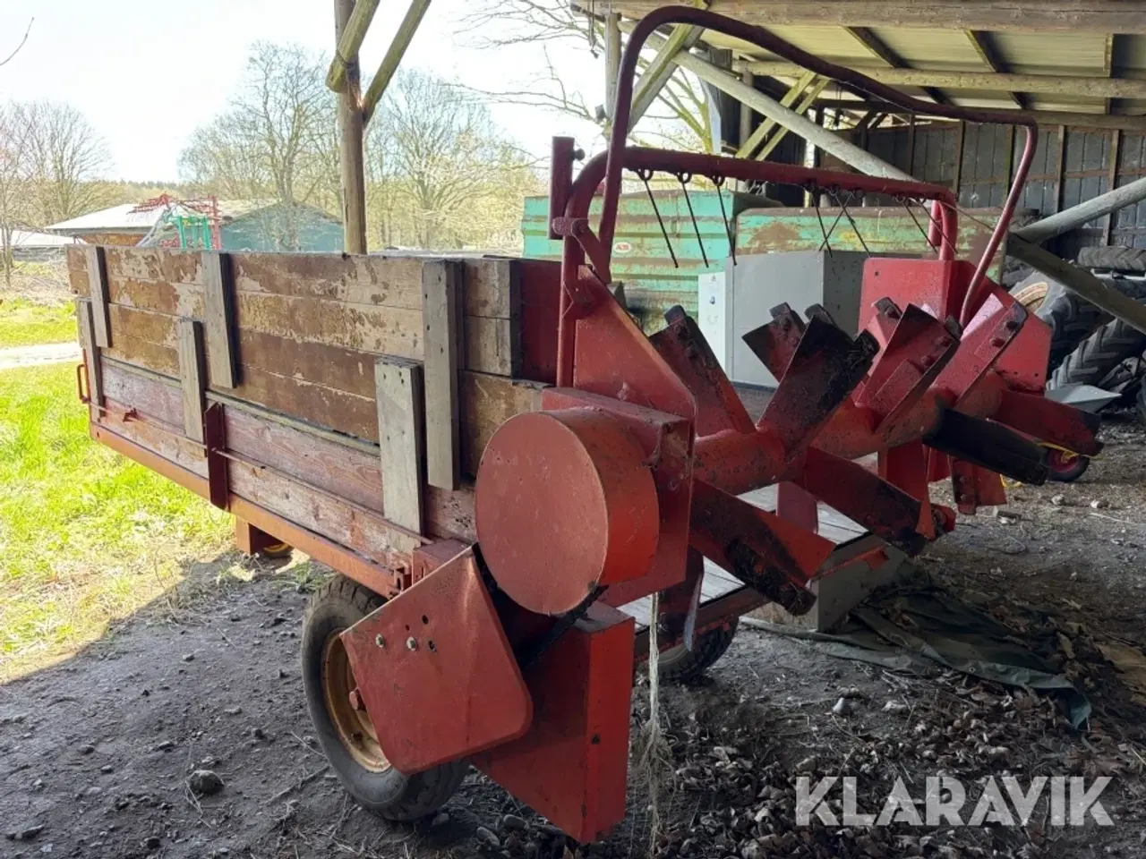 Billede 2 - Aflæsservogn Roland Med møgspreder, aflæsser og sideaflæsser