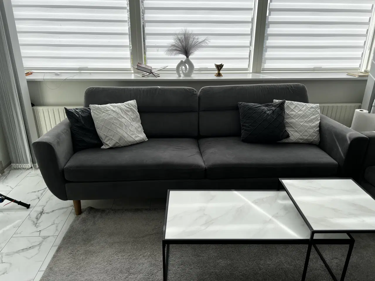 Billede 1 - Sofa i velour 