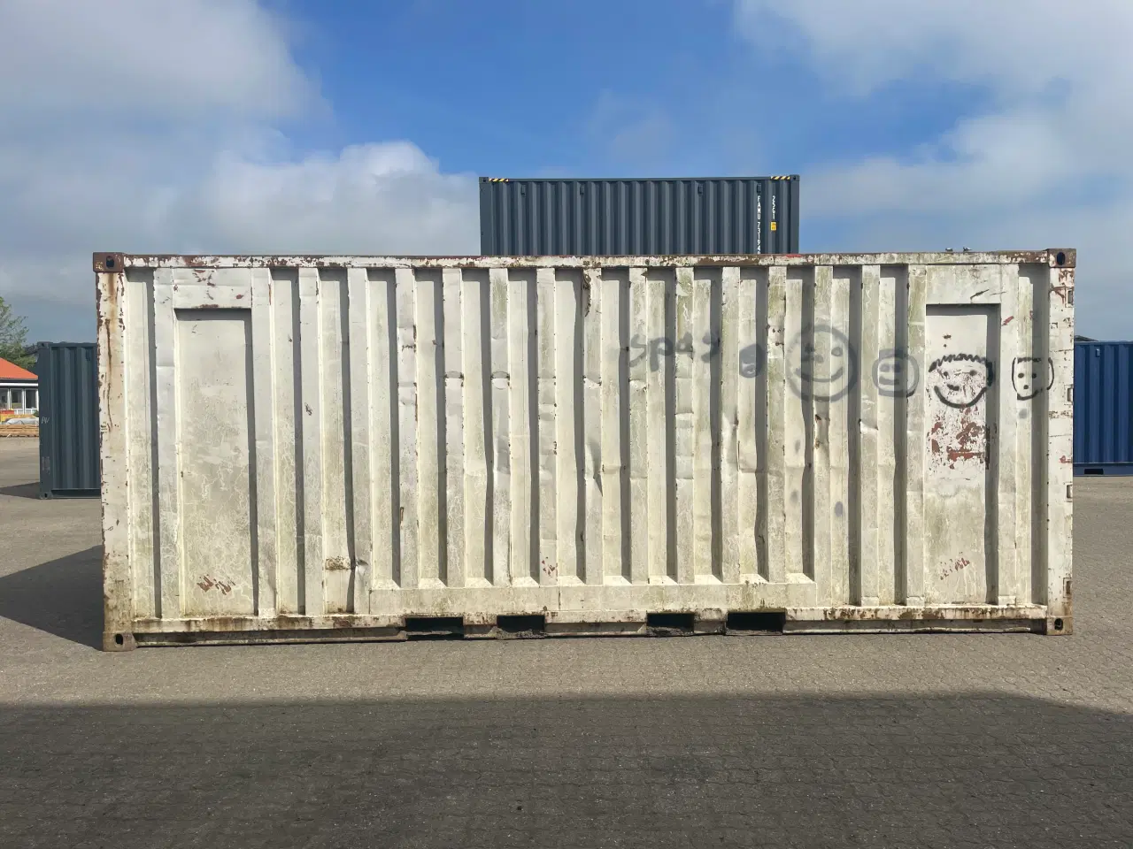 Billede 5 - 20 fods Container- ID: Hvid container US2