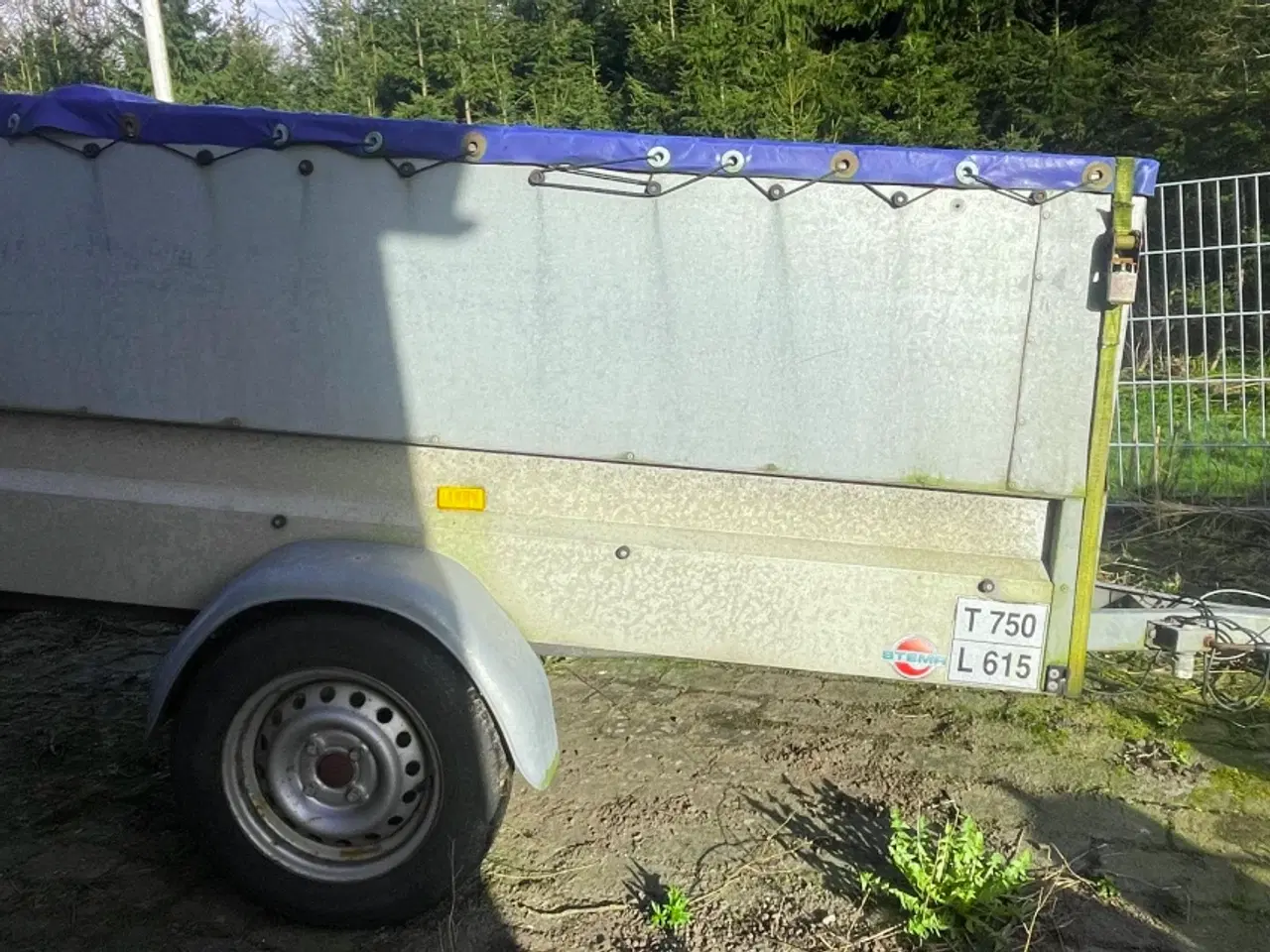 Billede 1 - STEMA 750 kg´s trailer med høje sider