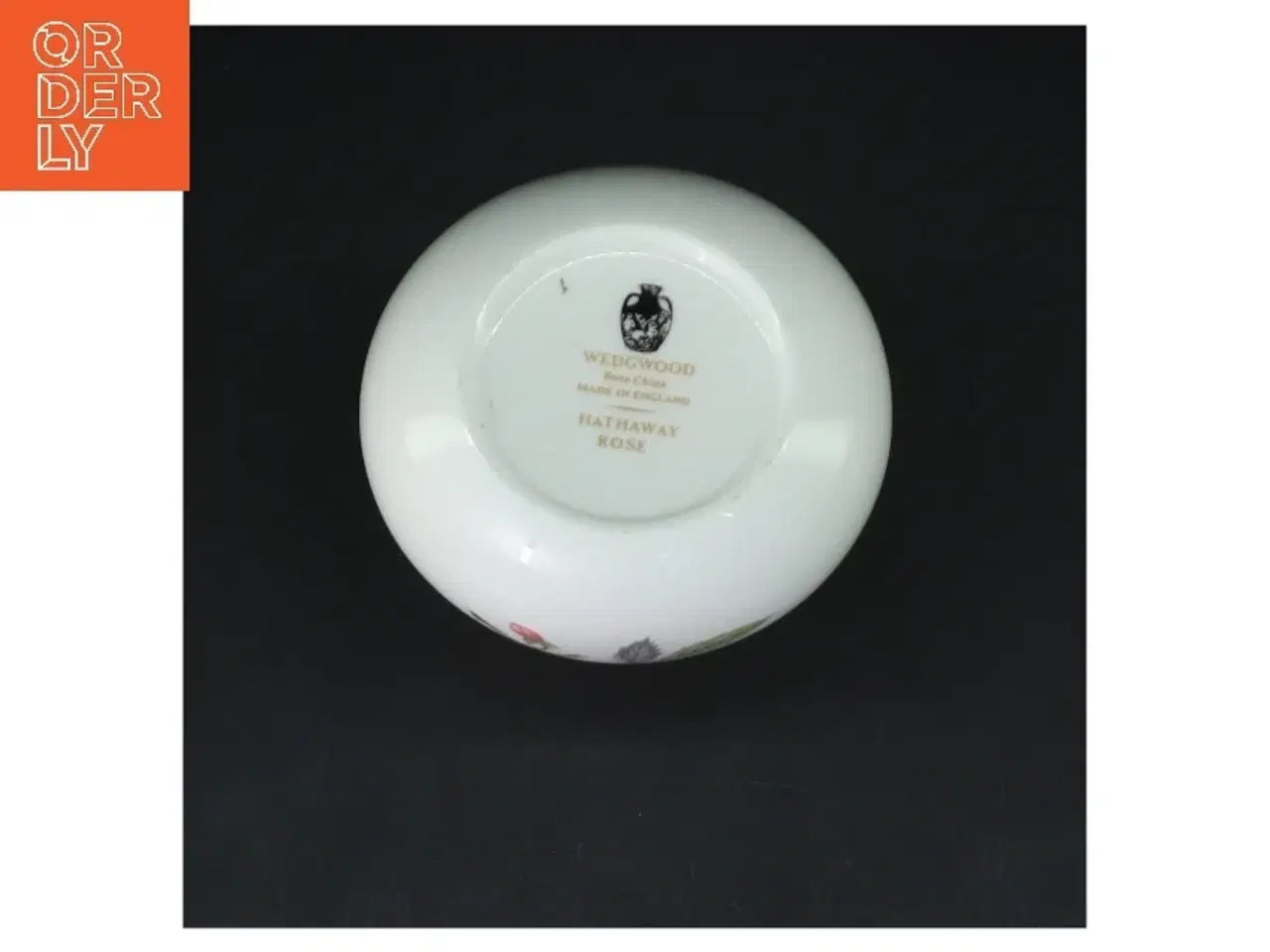 Billede 3 - Vase med rose motiv fra Wedgwood (str. 13,5 cm)