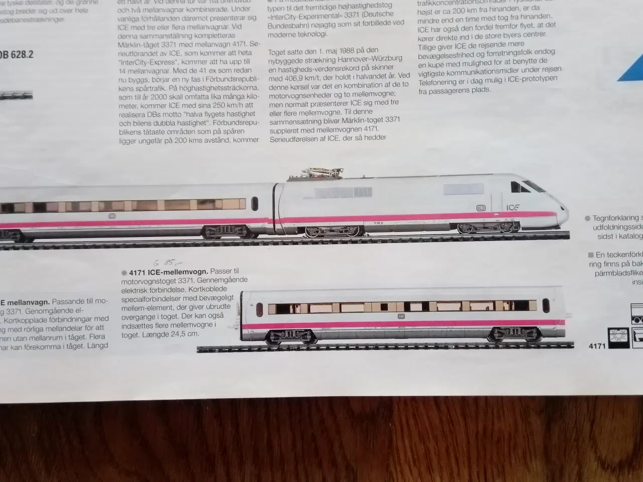 Billede 3 - 4171 2 stks. ICE passagervogne