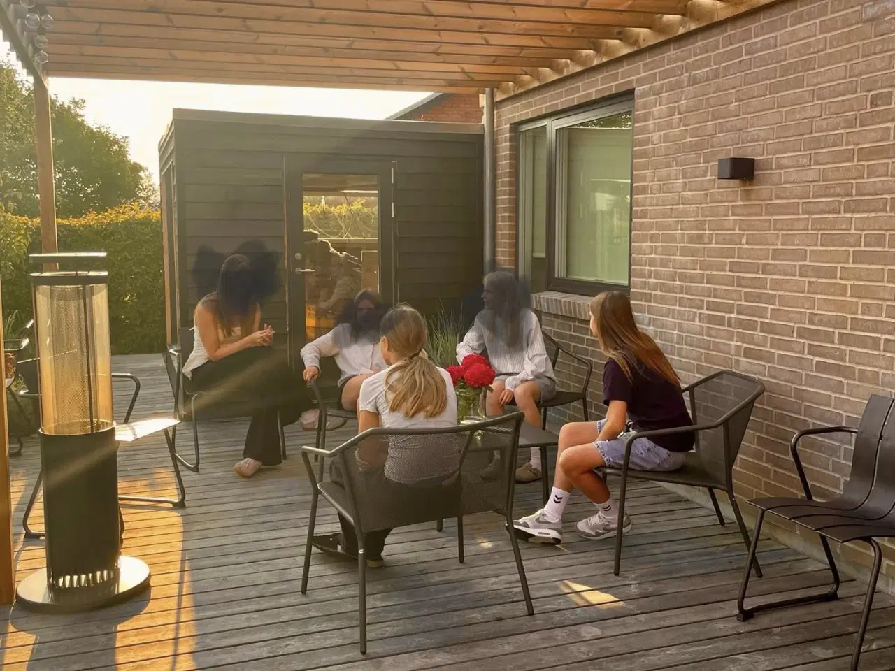 Billede 4 - Pergola i termowood med tag