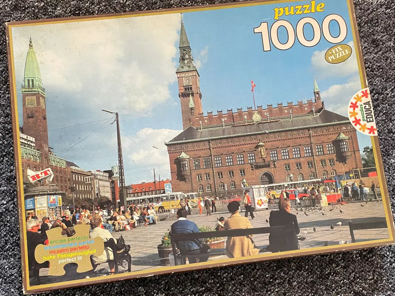 Billede 1 - Retro - Københavns Rådhus - 1000 brikker