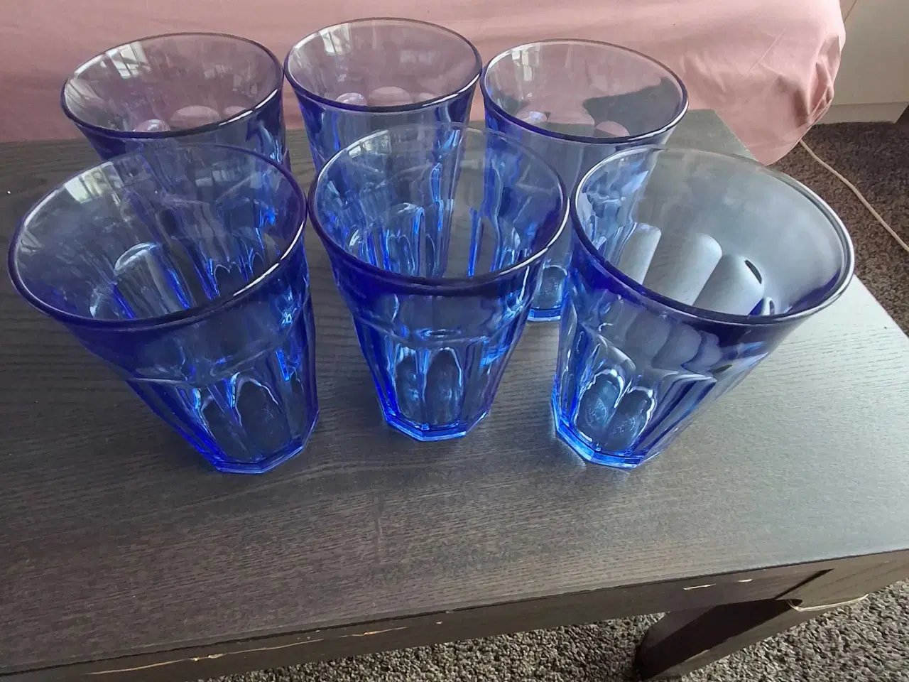 Billede 2 - Drikkeglas i blå 6 stk á 33 cl. DURALEX