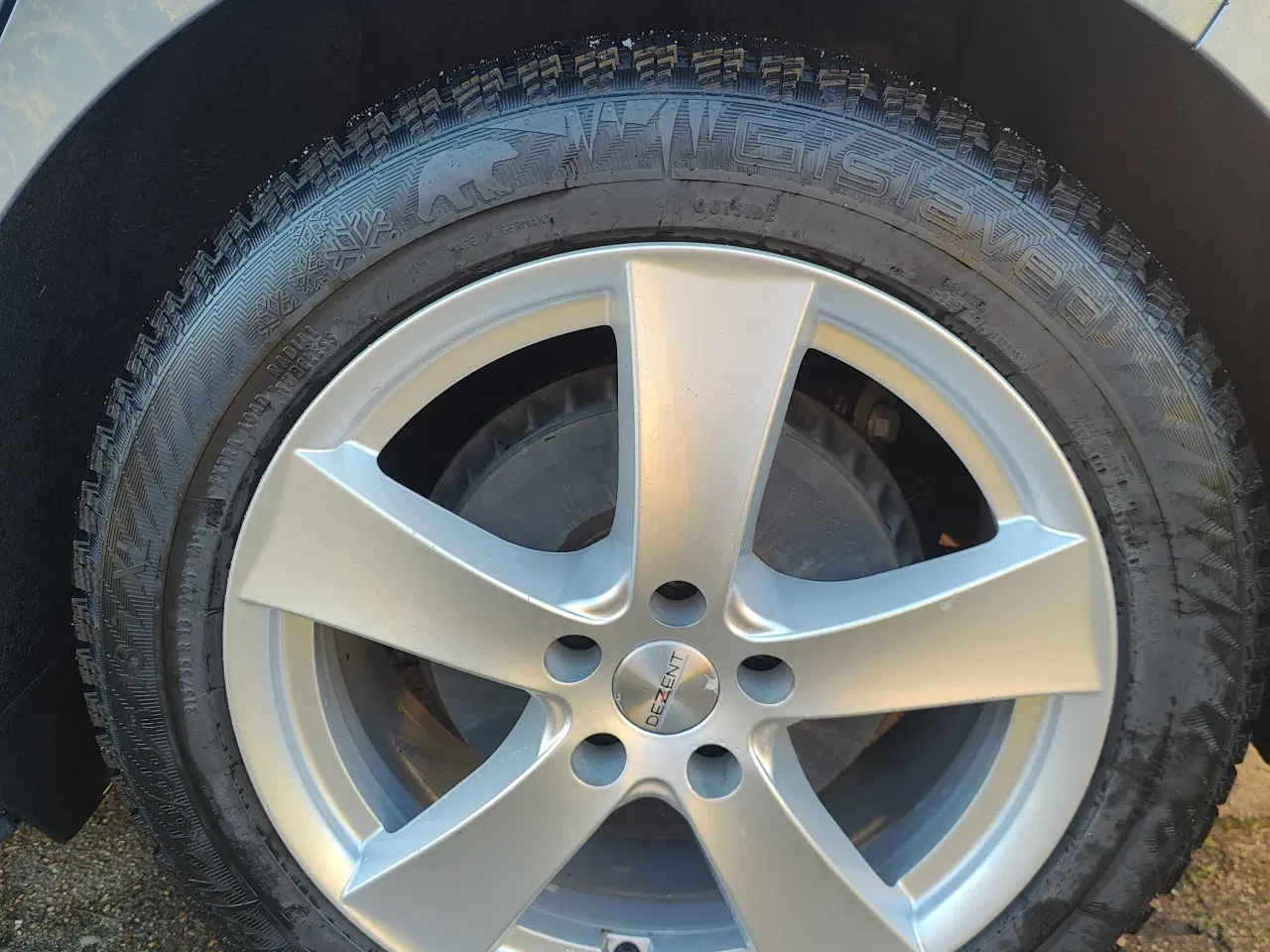 Billede 1 - Vinterhjul 18" - bolte 5x112 - dæk 215x55