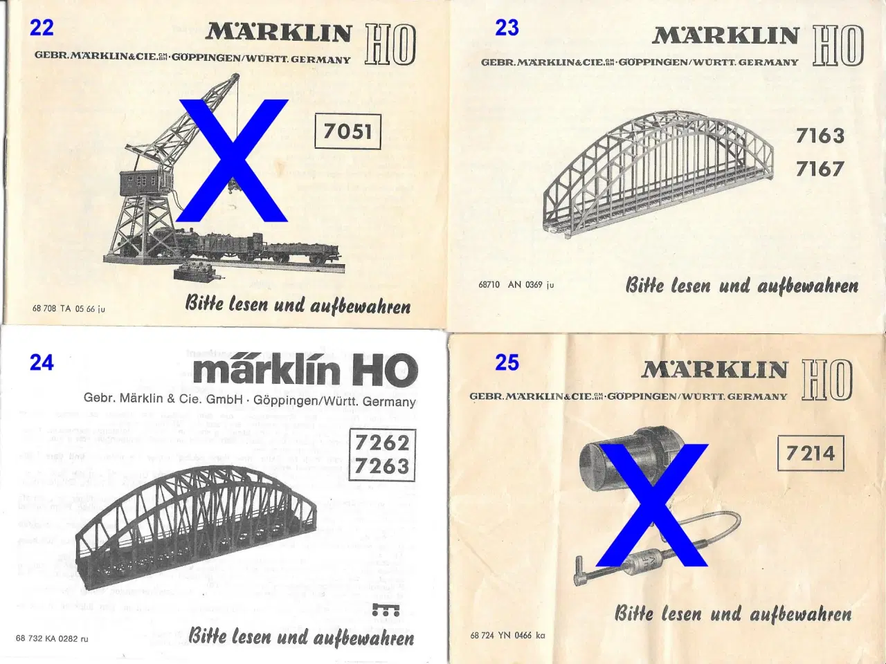 Billede 7 - Marklin: Vejledninger til ældre modeller/udstyr