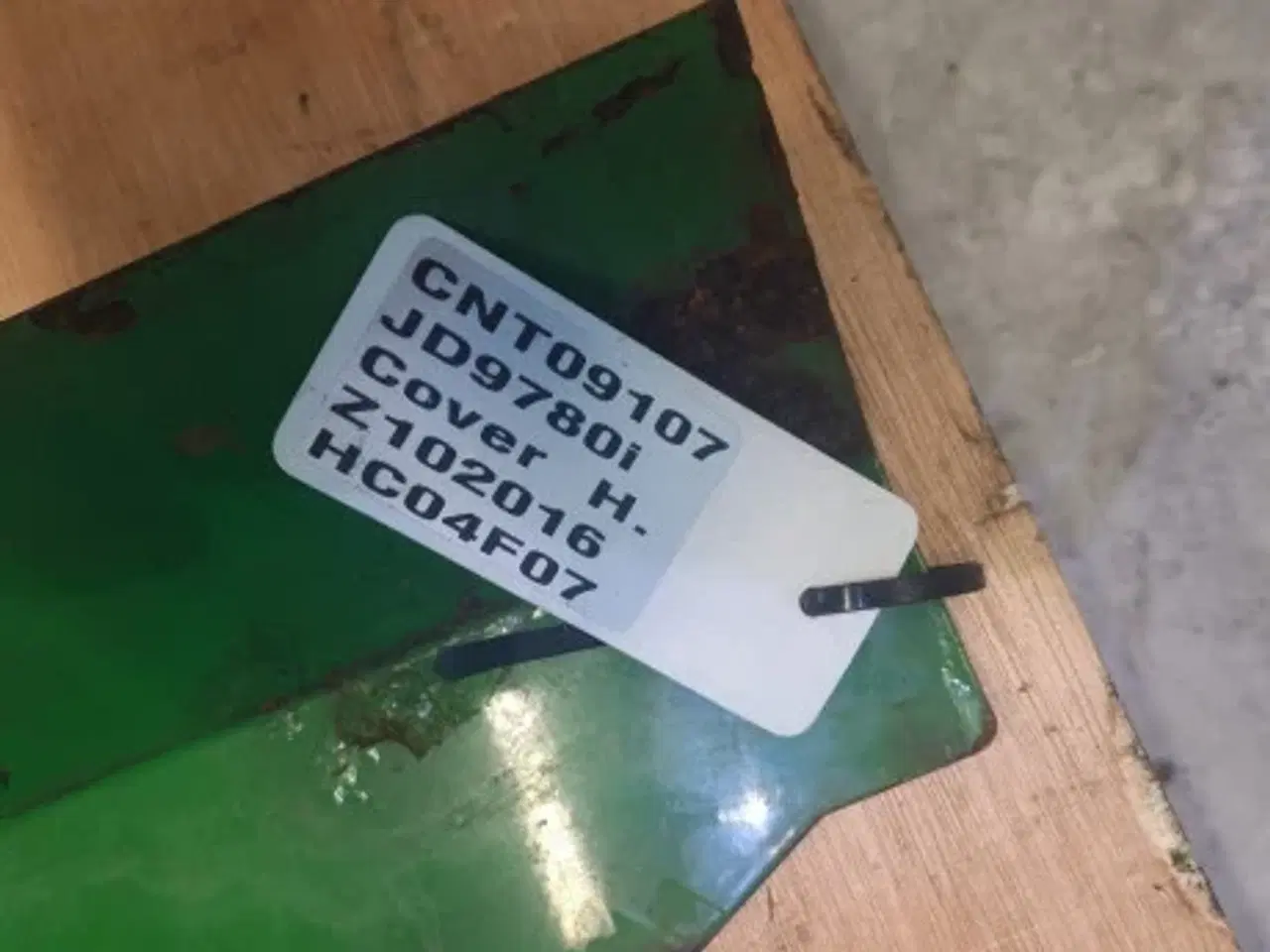 Billede 7 - John Deere 9780 Plade H.  Z102016