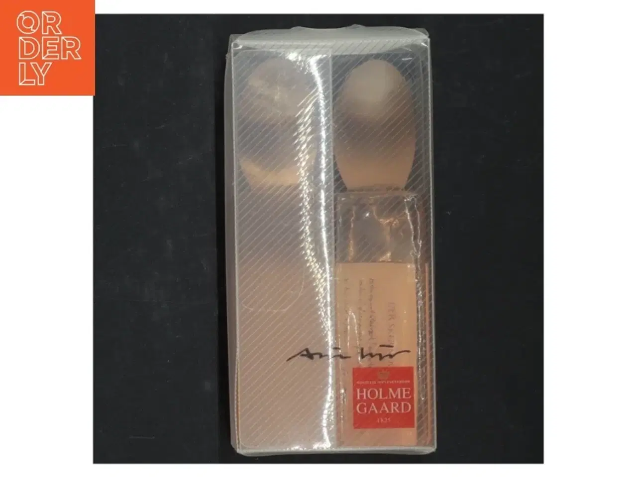 Billede 5 - Holmegaard hjerteformet lysestager fra Holmegaard (str. 14 cm)