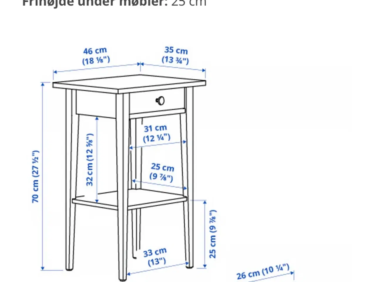 Billede 2 - Sengeborde i sort bejdset træ og lamper.