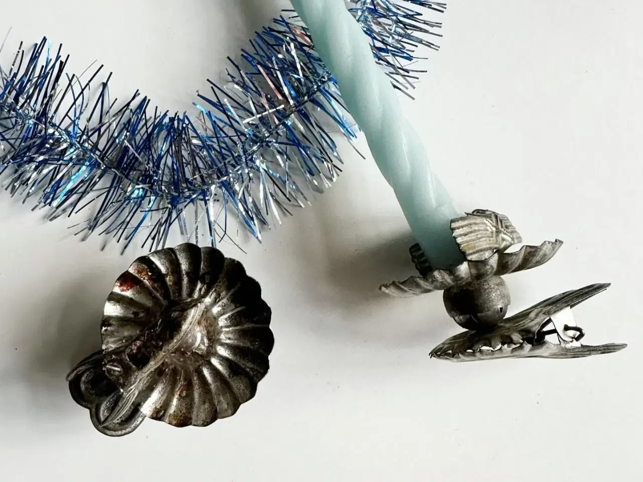 Billede 3 - Lyseklemmer, med klemme, 2 stk samlet