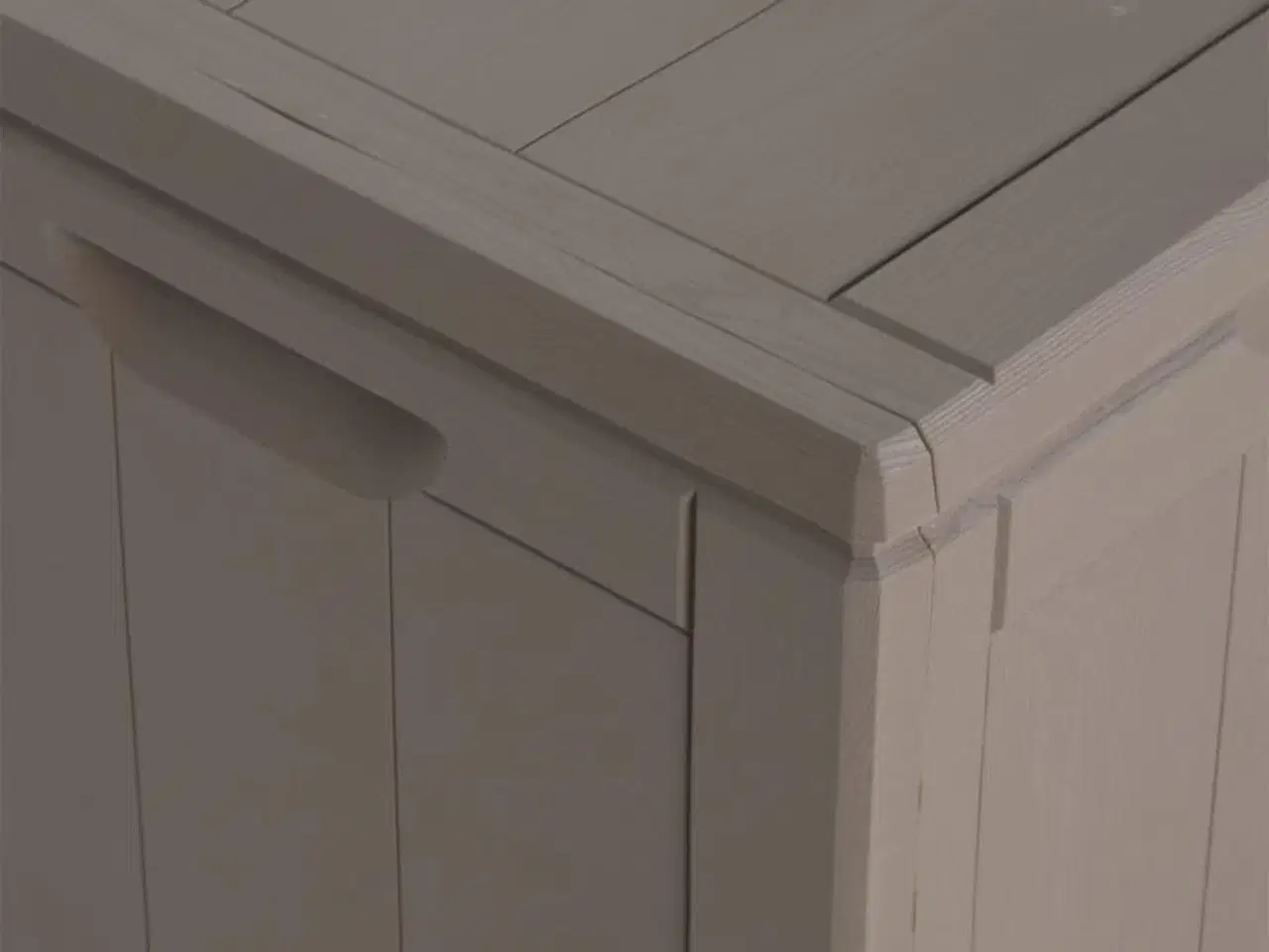 Billede 8 - Opbevaringskasse til haven 270 l PP-trælook brun