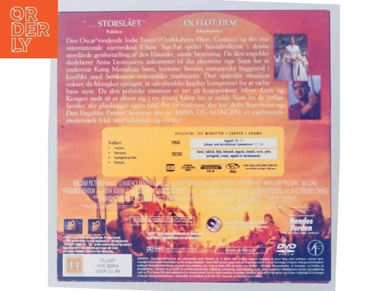 Billede 3 - Anna og Kongen DVD fra SF Film