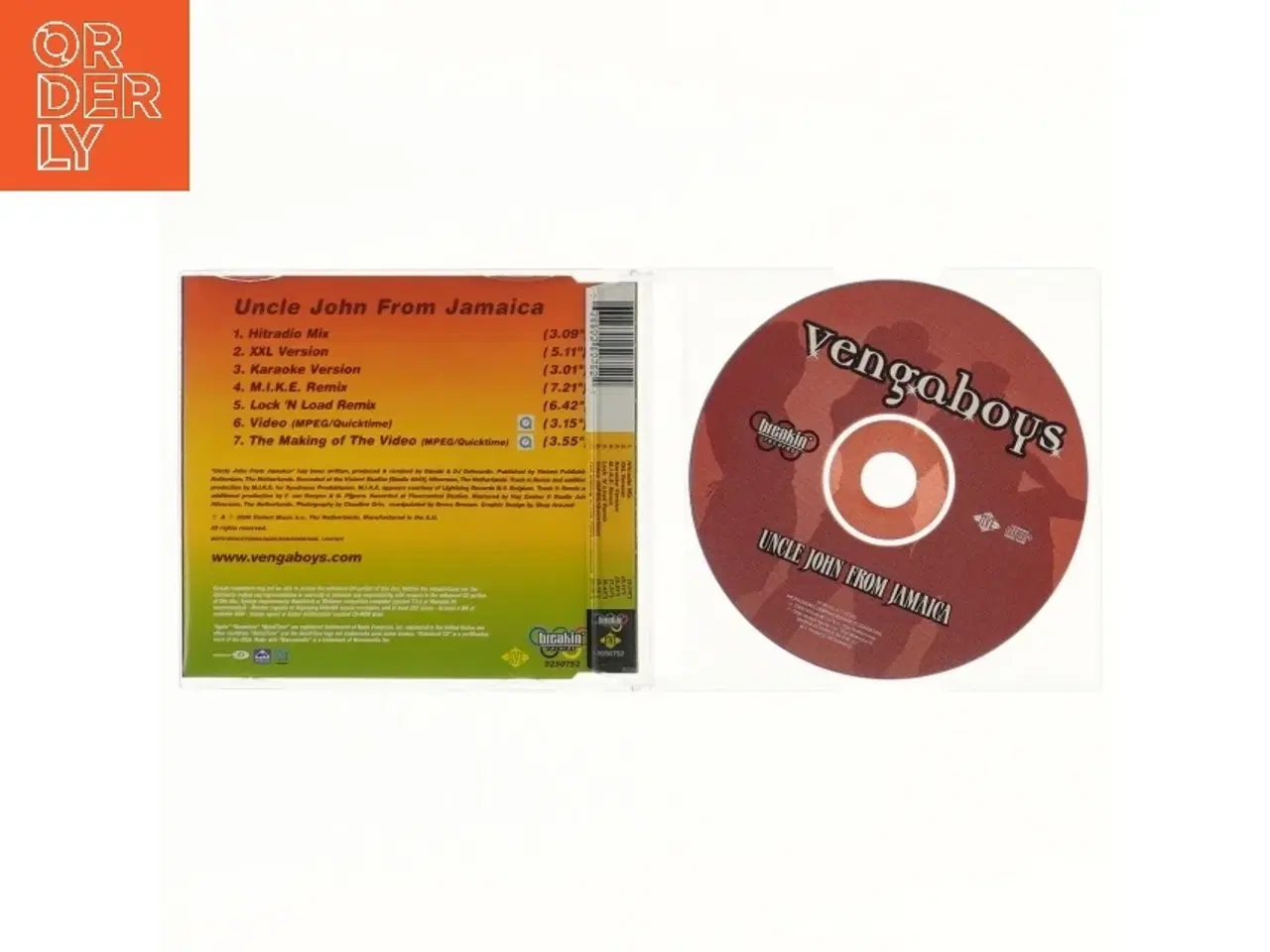 Billede 2 - CD: Vengaboys - Uncle John From Jamaica