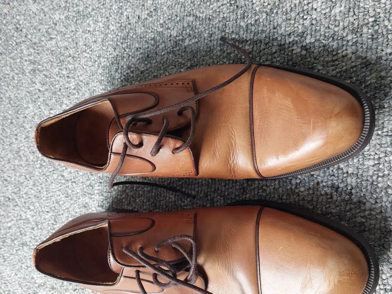 Billede 10 - elegant herre sko i lysebrun læder