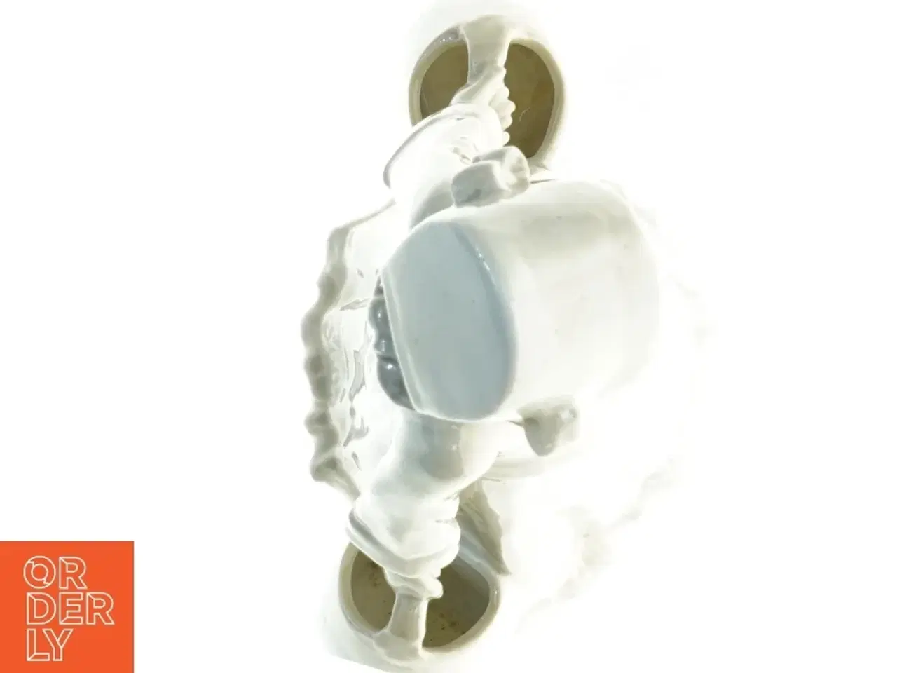 Billede 5 - Porcelænsfigur af pige med spande (str. 23 x 17 cm)