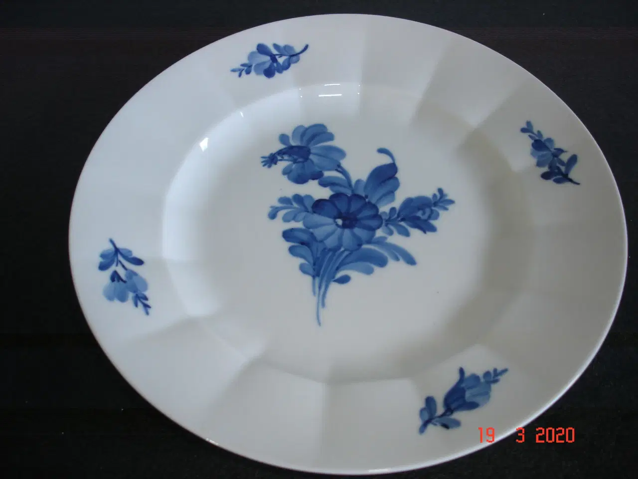 Billede 3 - Porcelæn "Blå blomst"
