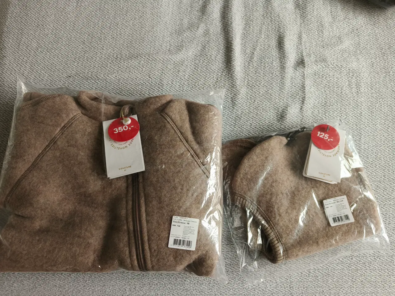 Billede 1 - (nyt) Soft Gallery Merino Ulddragt + Hue i 98/104