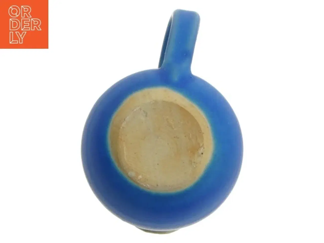 Billede 3 - Lille blå keramikkande (str. 6 cm)