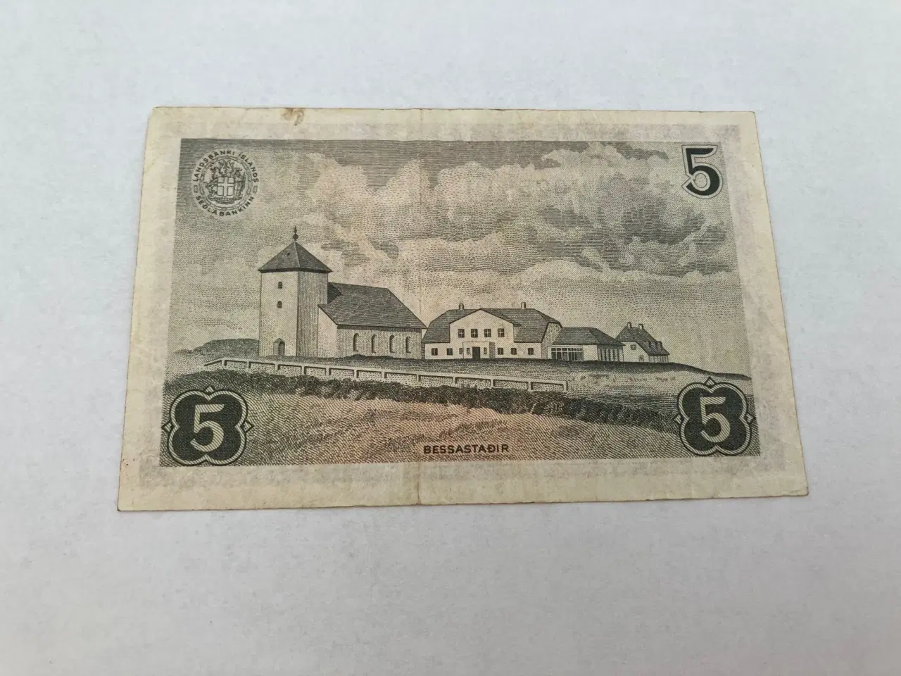 Billede 2 - 5 Kronur 1957 Iceland
