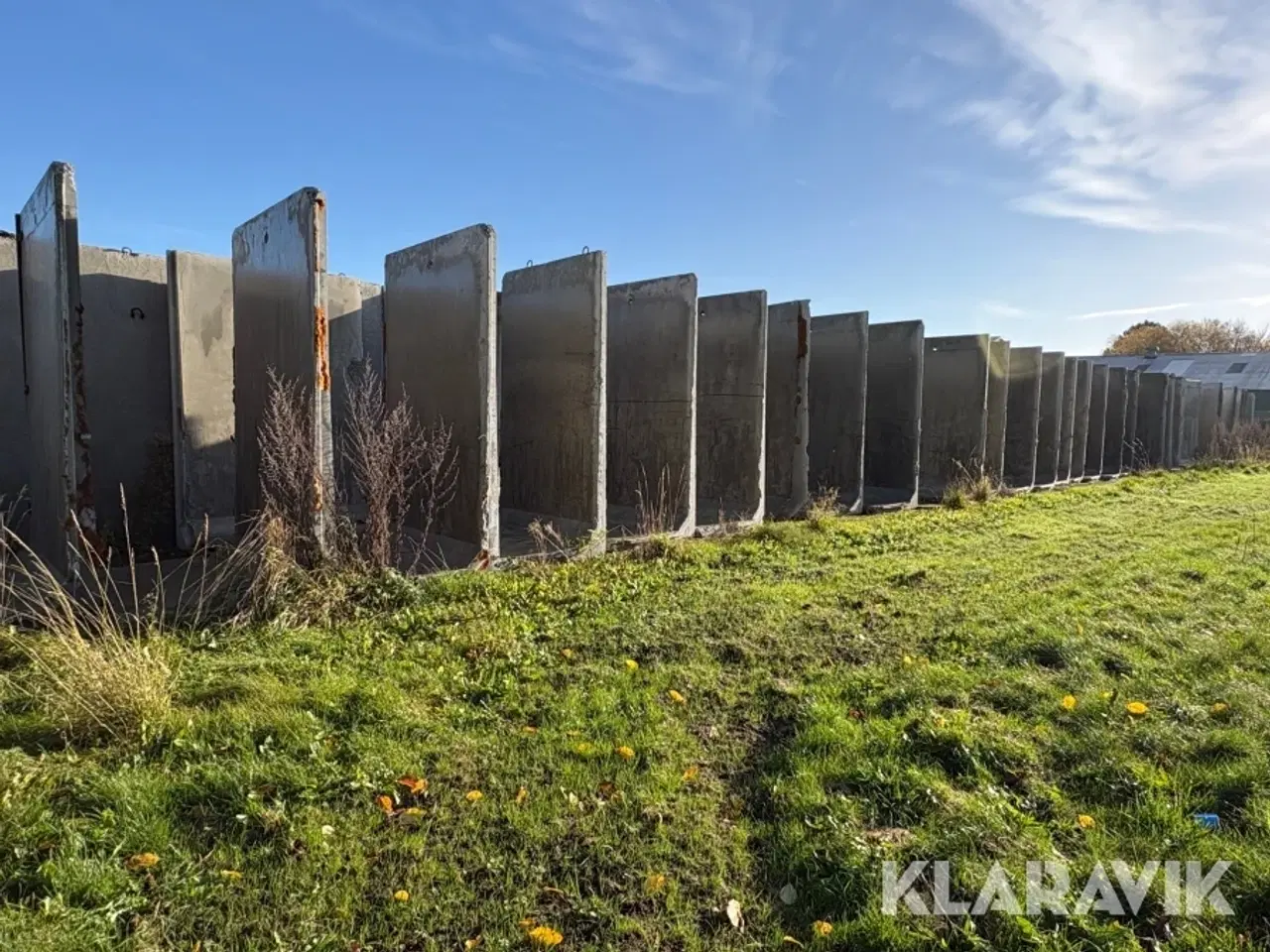 Billede 2 - Beton skillevægge fra kornlager anslået 81 styk.