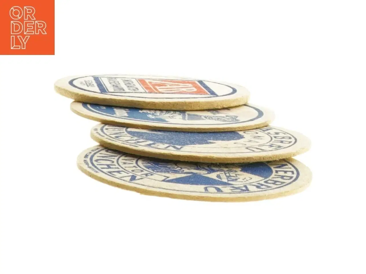 Billede 2 - Vintage ølbrikker (str. Ø. 12 cm)