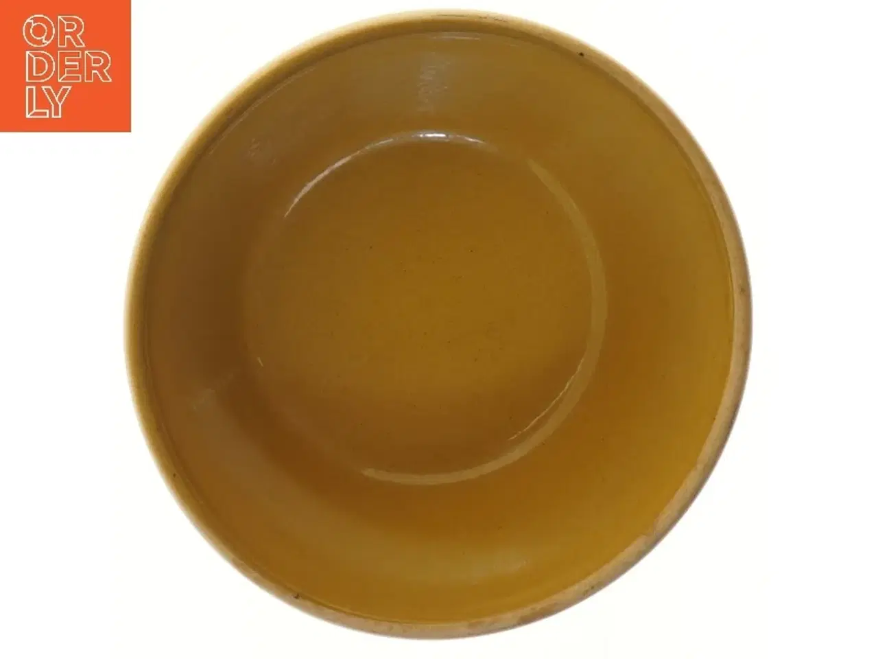 Billede 3 - Gul keramisk skål (str. Ø 20 cm)
