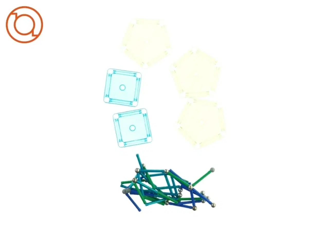Billede 4 - Magnet byggesæt fra Geomag (str. 12 cm)