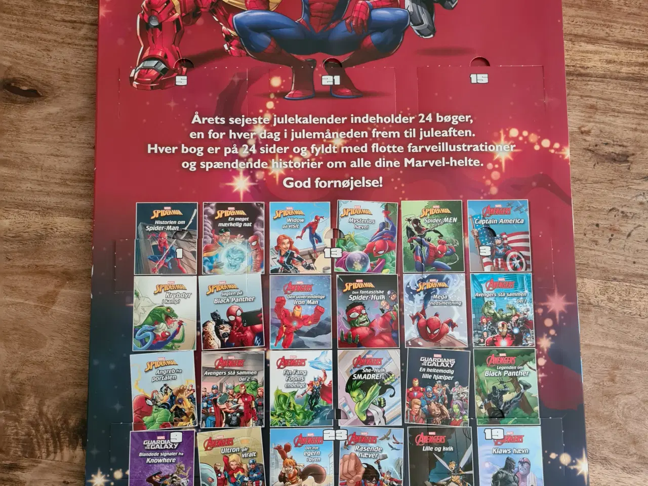 Billede 2 - Næsten ny jule kalender - Marvel