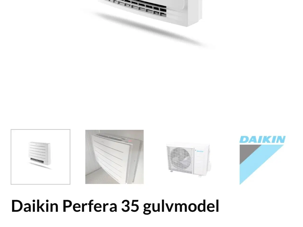 Billede 1 - Daikin luft til luft gulvmodel. 