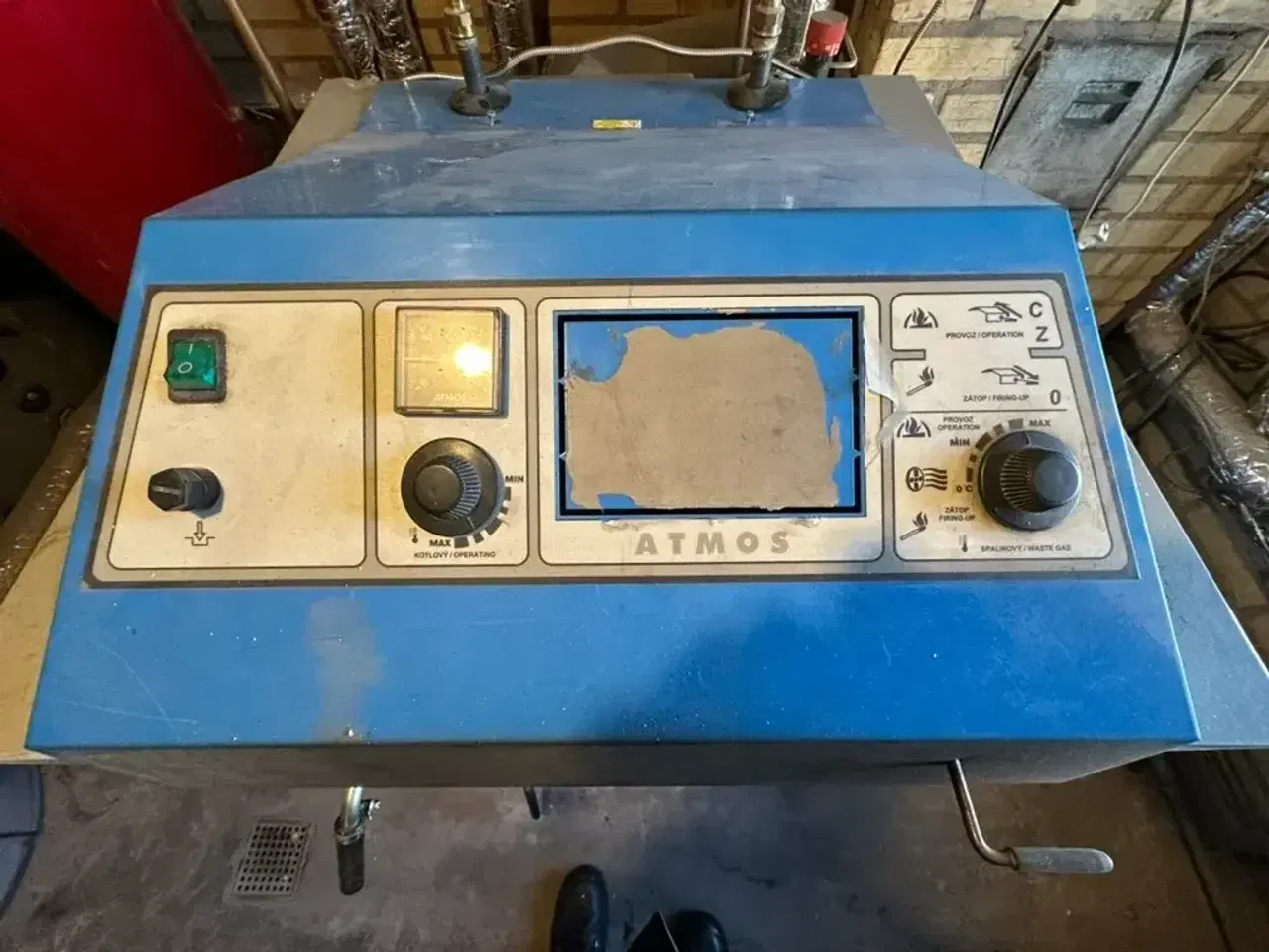 Billede 3 - Atmos fastbrændselkedel med 2 x 800 l buffertanke.