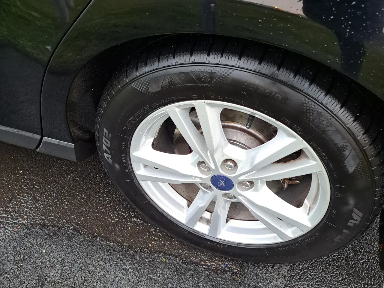 Billede 4 - 17" alufælge med vinterdæk til Ford