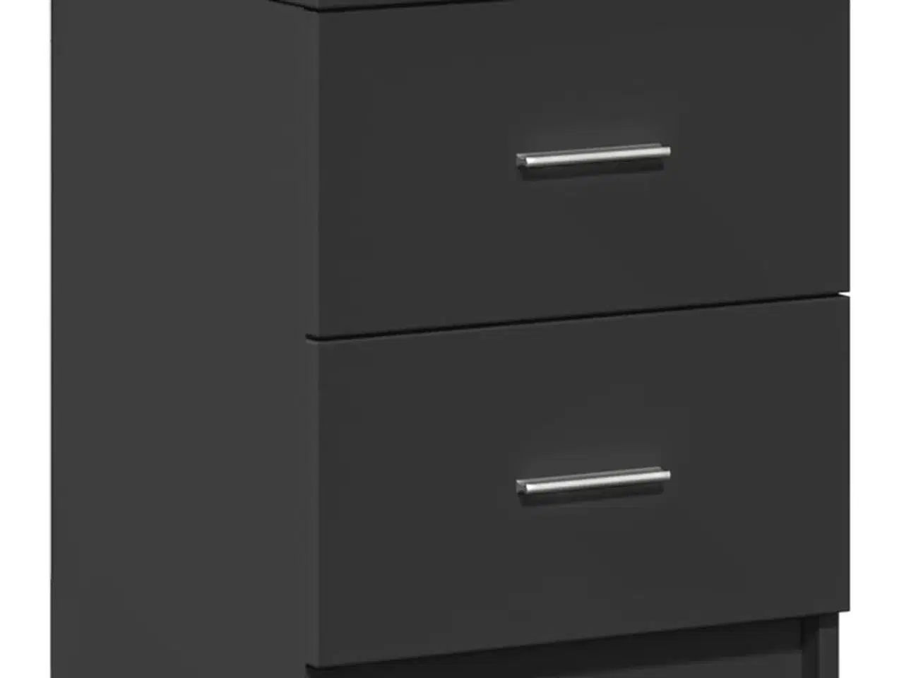Billede 6 - Sengeborde 2 stk. med 2 skuffer 40x36x50 cm sort