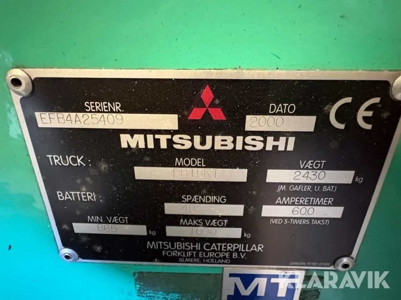 Billede 9 - El truck Mitsubishi Fb16kt
