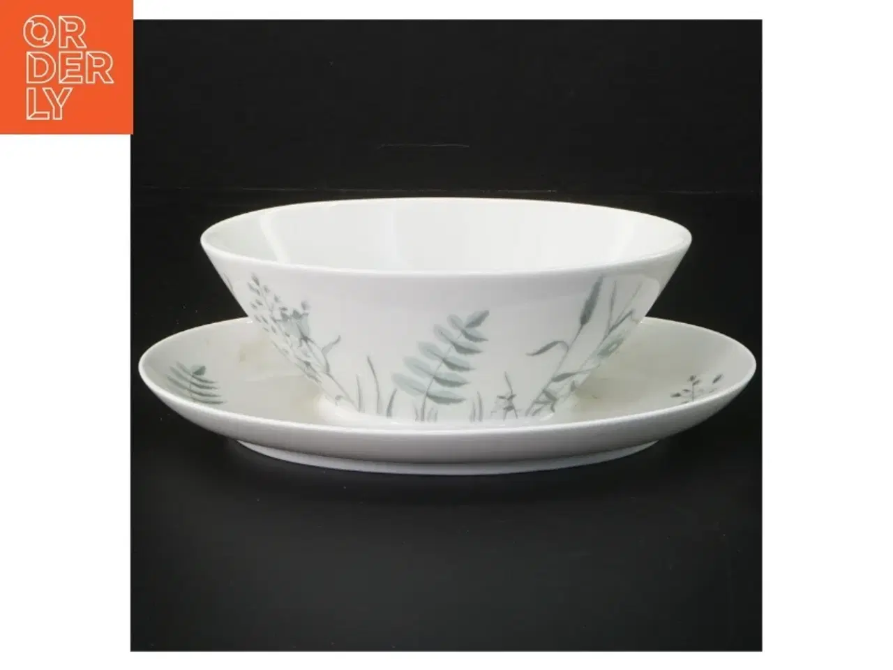 Billede 1 - Sovaeskål med blomstermotiv fra Kahla Germany (str. 21 cm)