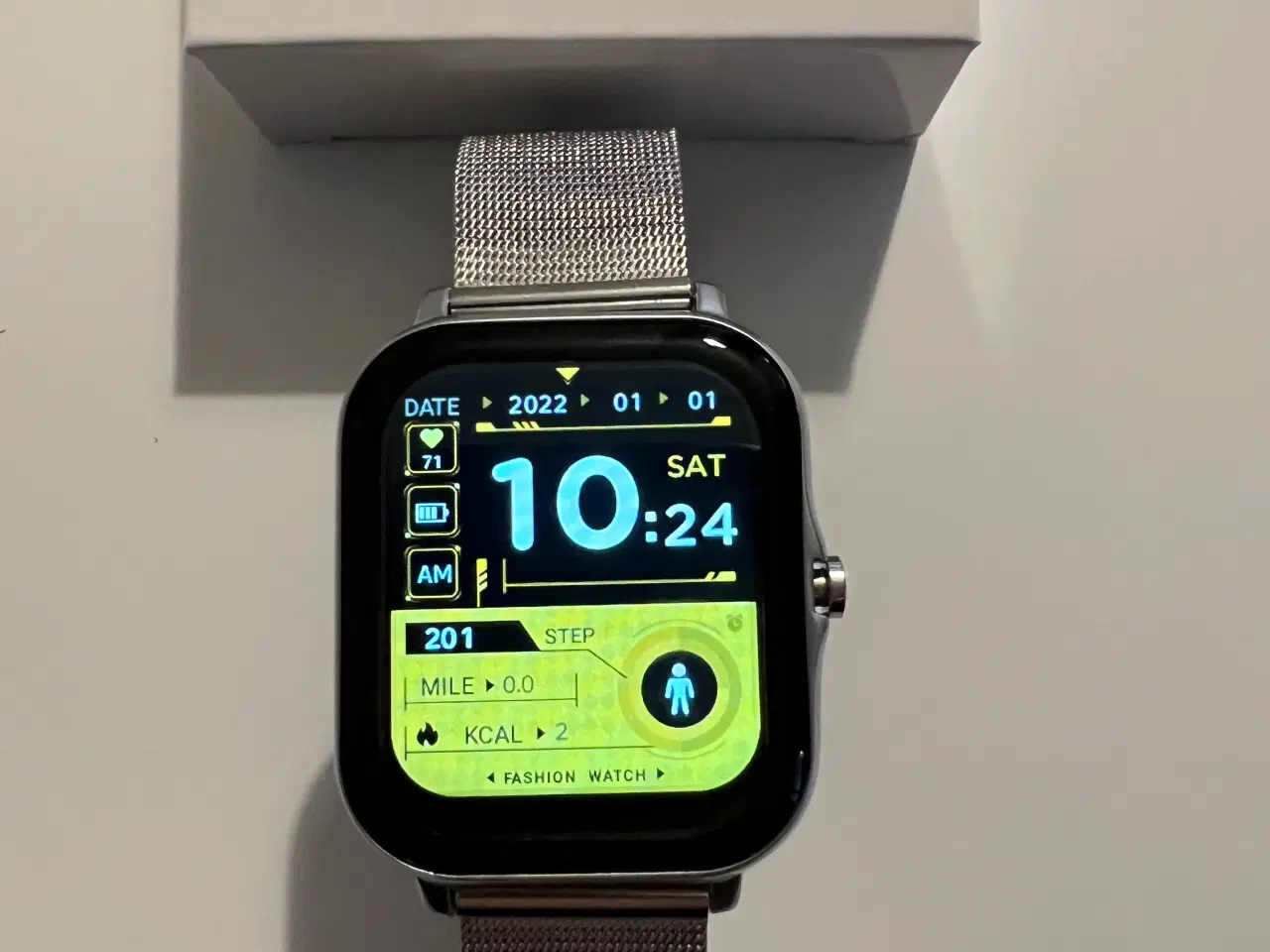Billede 6 - Smartwatch med 2 remme og oplader