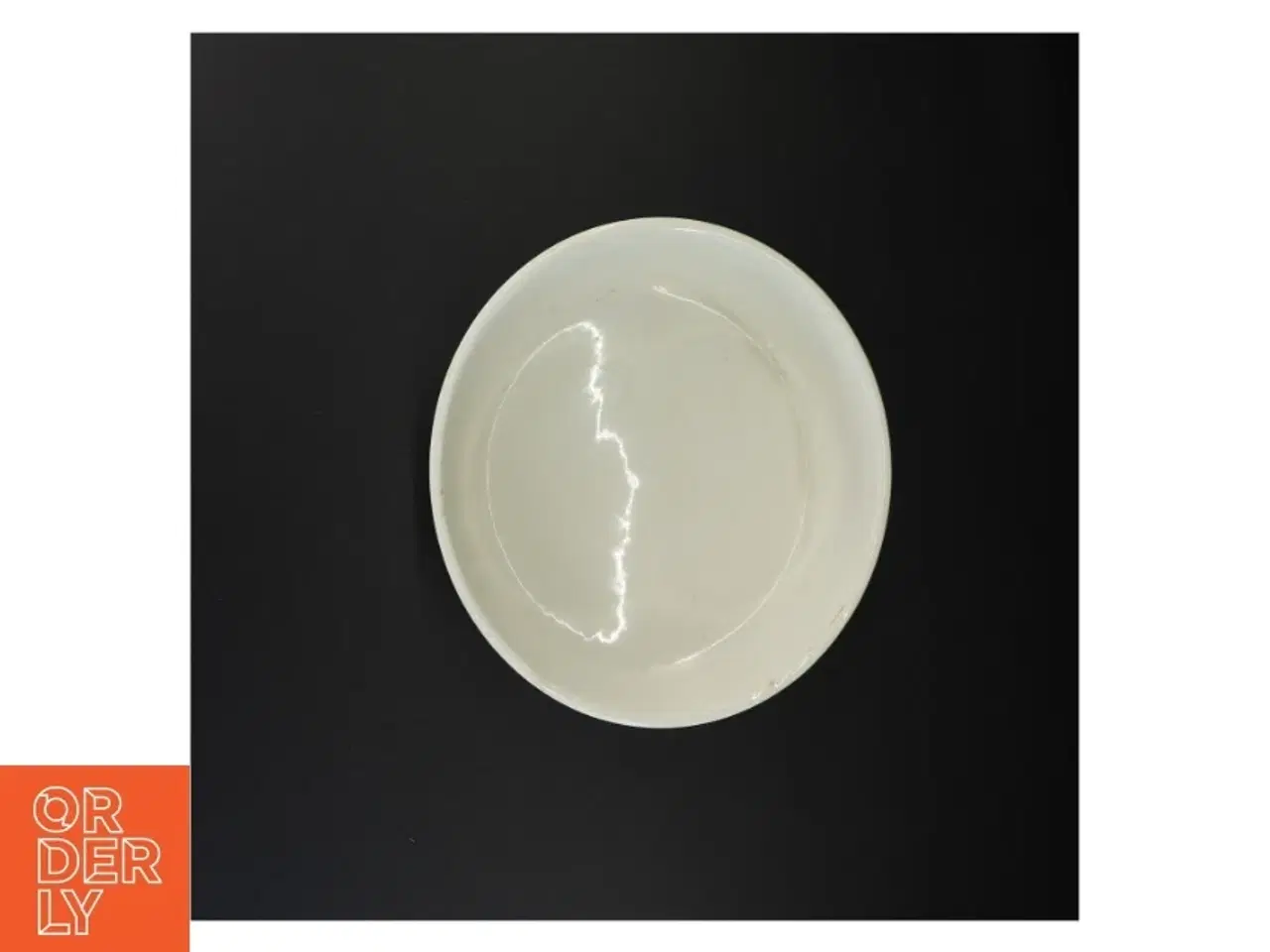 Billede 3 - Porcelænsskål med blå og grønne striber fra Upsala Ekeby (str. 22 x 8 cm)