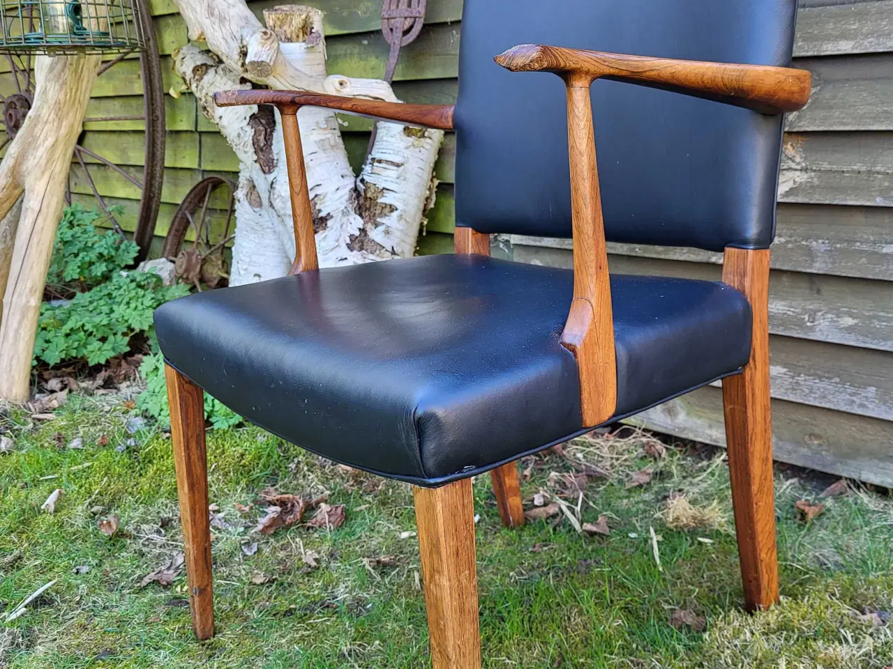 Billede 1 - Retro lænestol eller spisebordsstol 