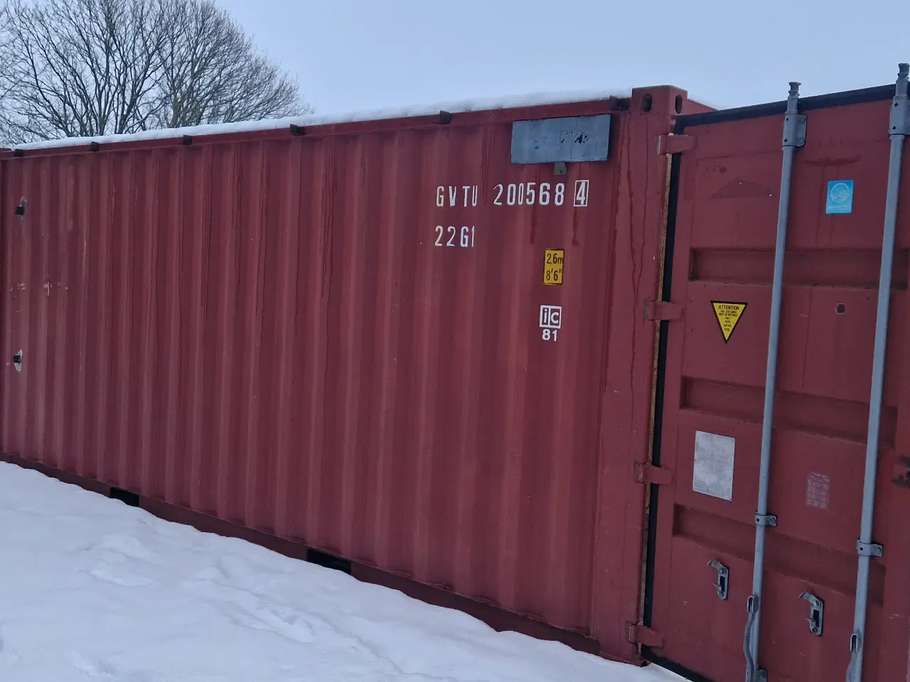 Billede 2 - 20 fod container, isoleret