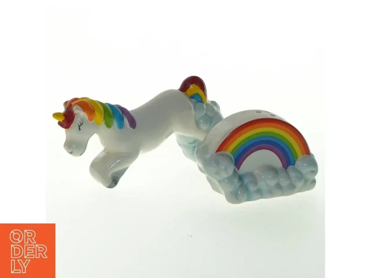 Billede 1 - Enhjørningfigur (str. 12x9 cm)