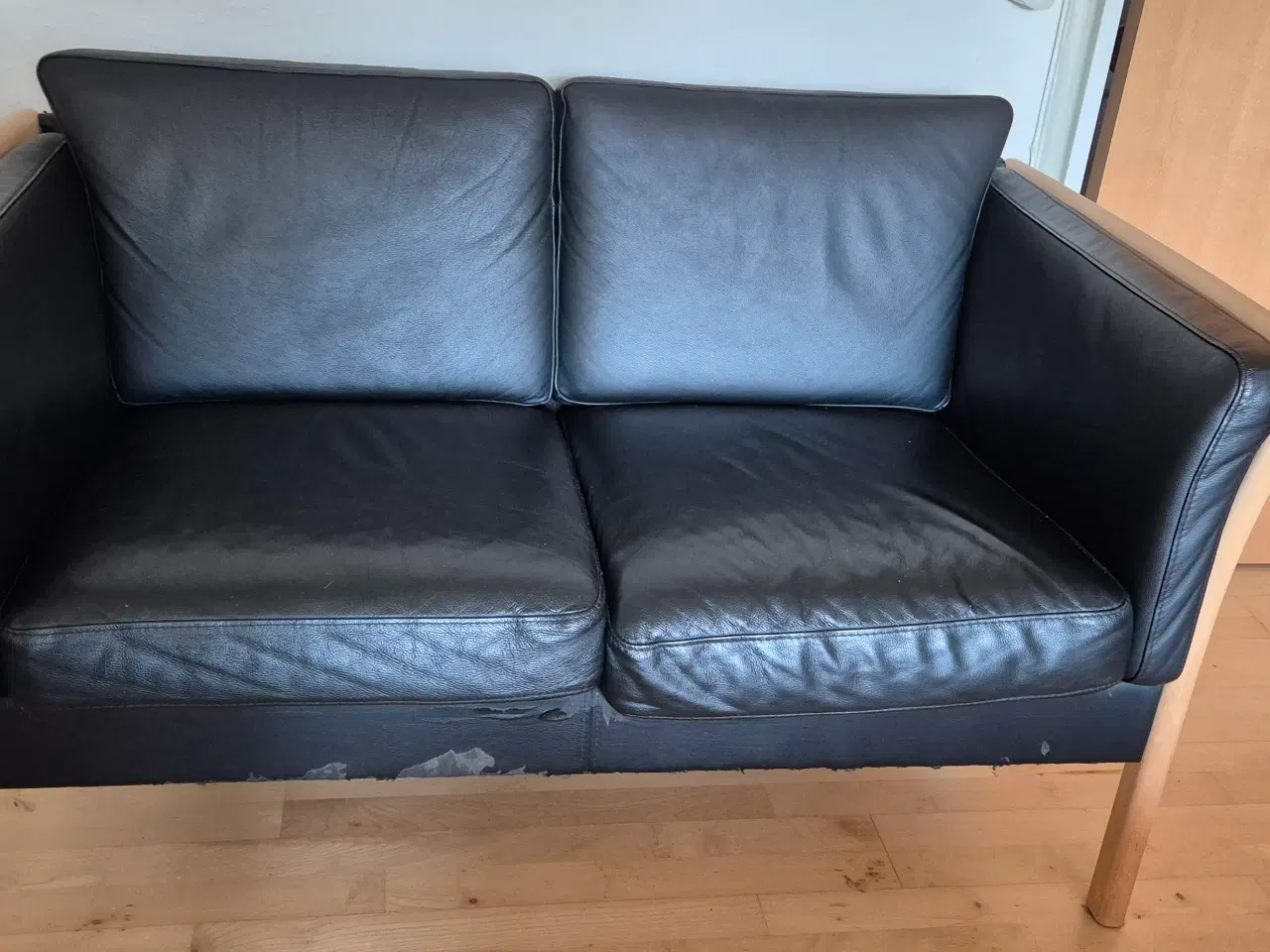 Billede 1 - Sofa i læder 2. Personers gratis 