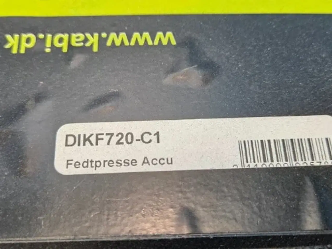 Billede 9 - Fedtpresse Accu DIKF720-C1