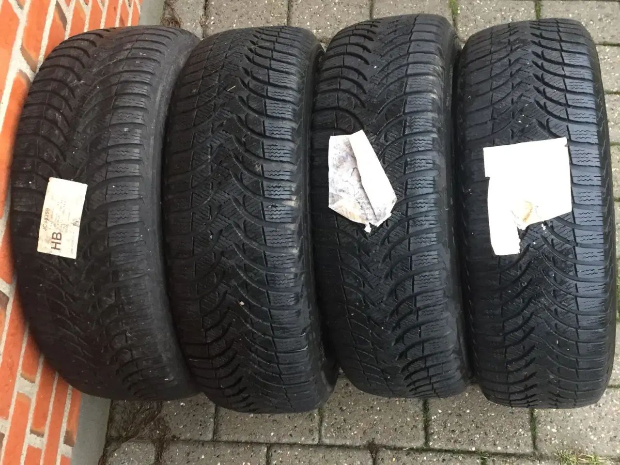 Billede 2 - 4 stk vinterdæk str 205/55/16 michelin