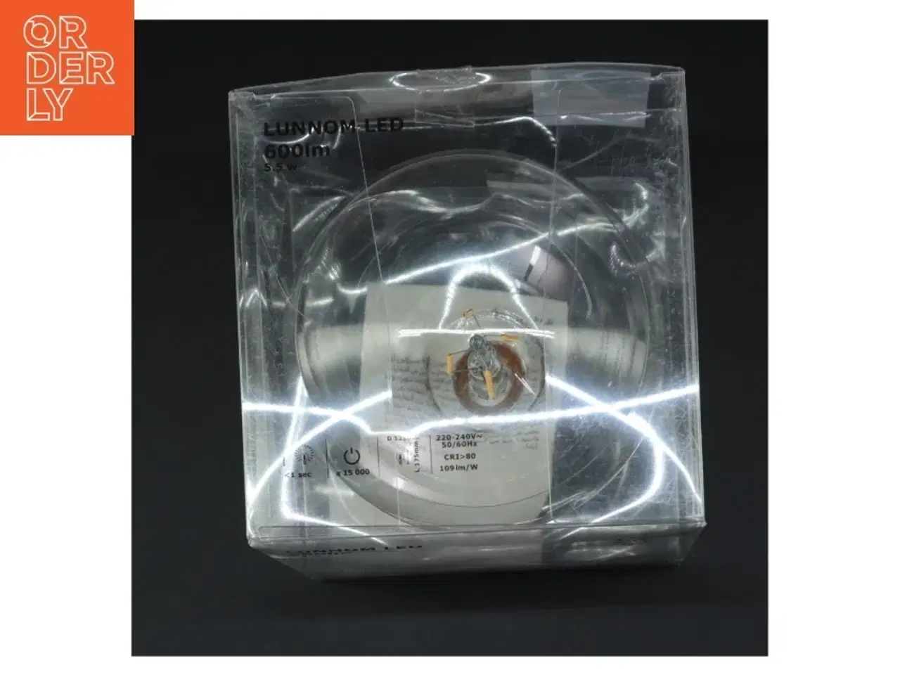 Billede 3 - LUNNOM LED pære 600lm 5.5W fra IKEA (str. 125x175 mm)